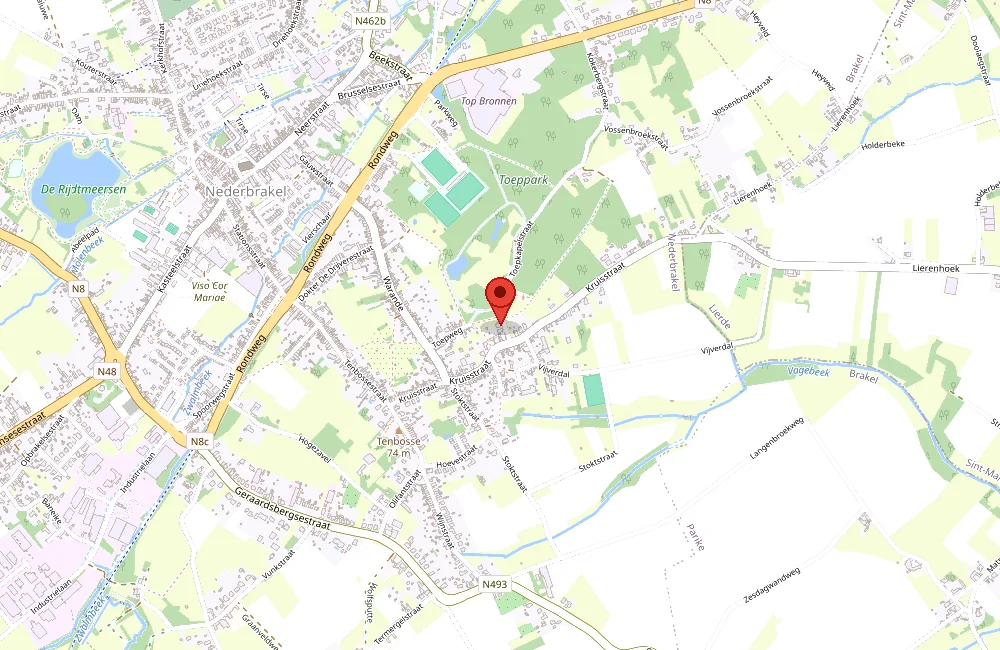 Kaart: Toepkapelstraat 5, 9660 Brakel (Nederbrakel)