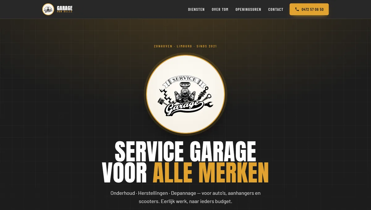 Garage Van Belle — service garage