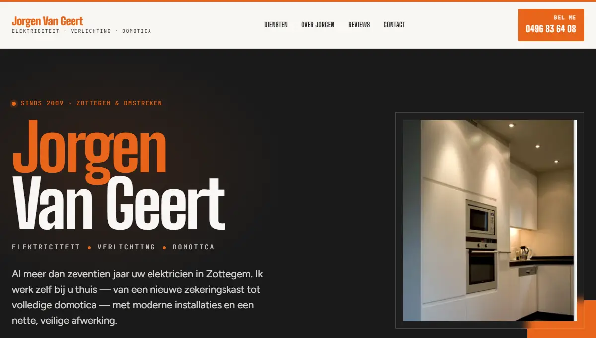 Jorgen Van Geert — electrician