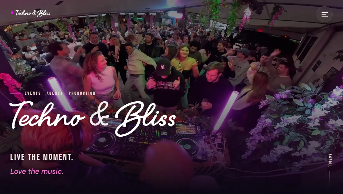 Techno & Bliss — music platform